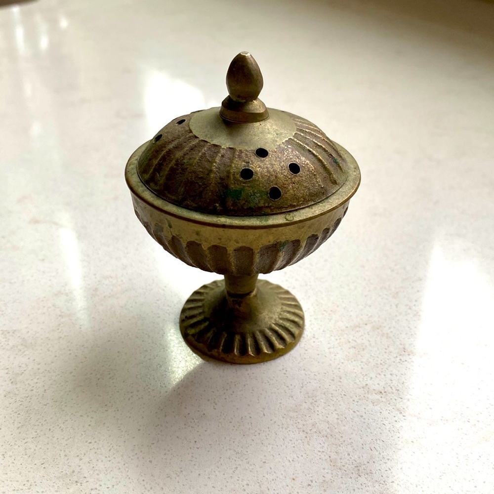 Antique Brass Incense Burner